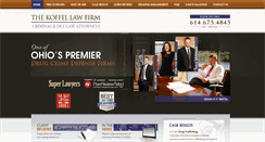 Desktop Screenshot of columbusdrugdefenselawyer.com