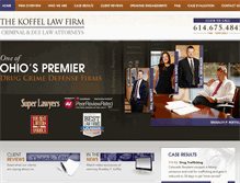 Tablet Screenshot of columbusdrugdefenselawyer.com